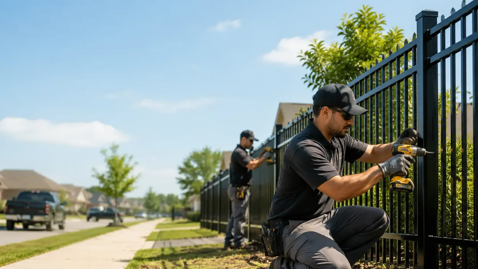 Metal Fence Installation in Plantersville, TX